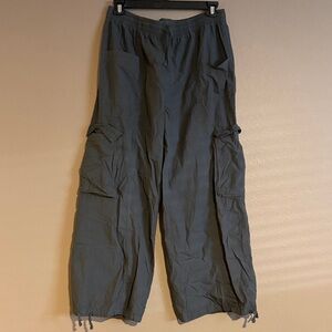 Aerie Wide Leg Adjustable Cargo Pants